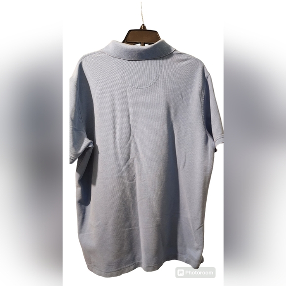 IZOD Short Sleeve Solid Lt. Blue Polo Shirt  - Size XL - Picture 2 of 5